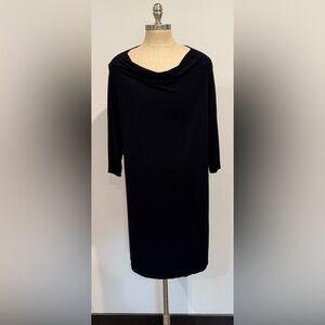 Eileen Fisher Classic Black Long Sleeve Dress